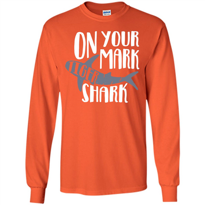 Tiger Shark T-shirt On Your Mark Tiger Shark T-shirt Orange