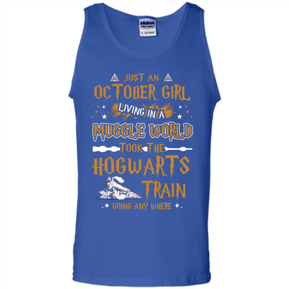 Harry Potter T-shirt Just An October Girl Living In A Muggle World