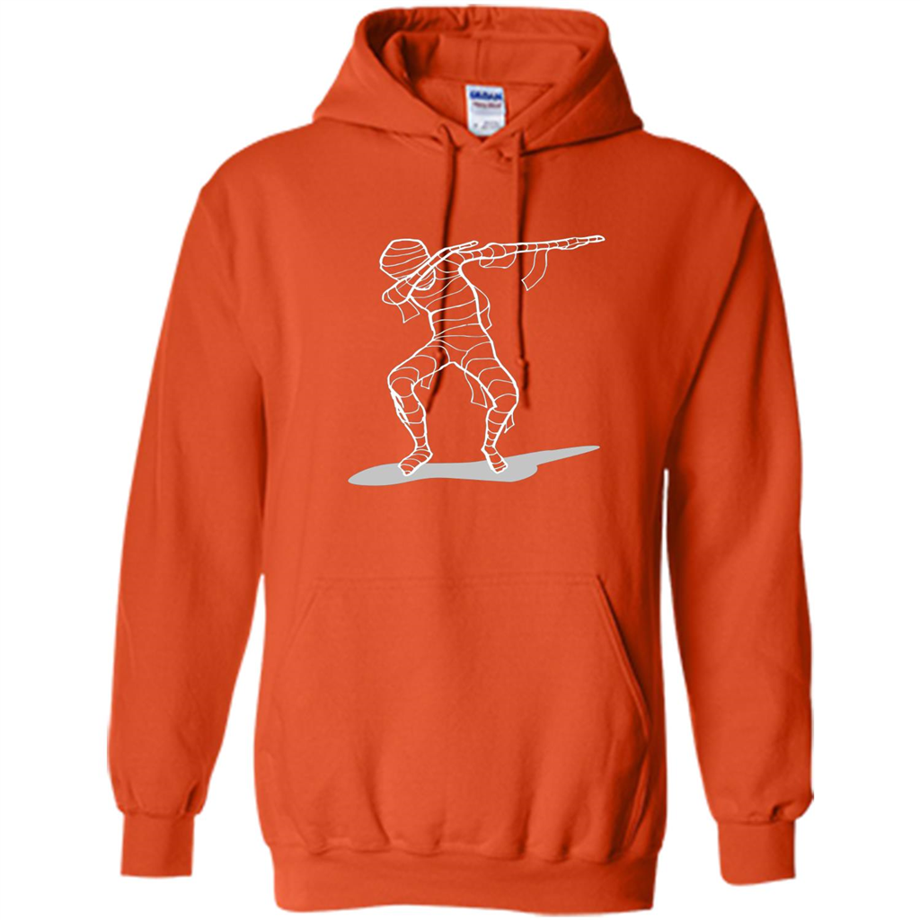 Dab Halloween T-shirt Hip Hop Dabbing Dancer T-shirt Orange