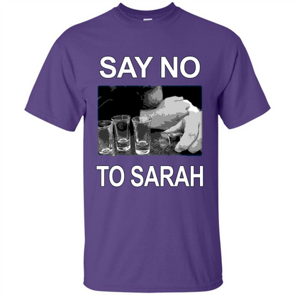 Say No To Sarah T-shirt Purple
