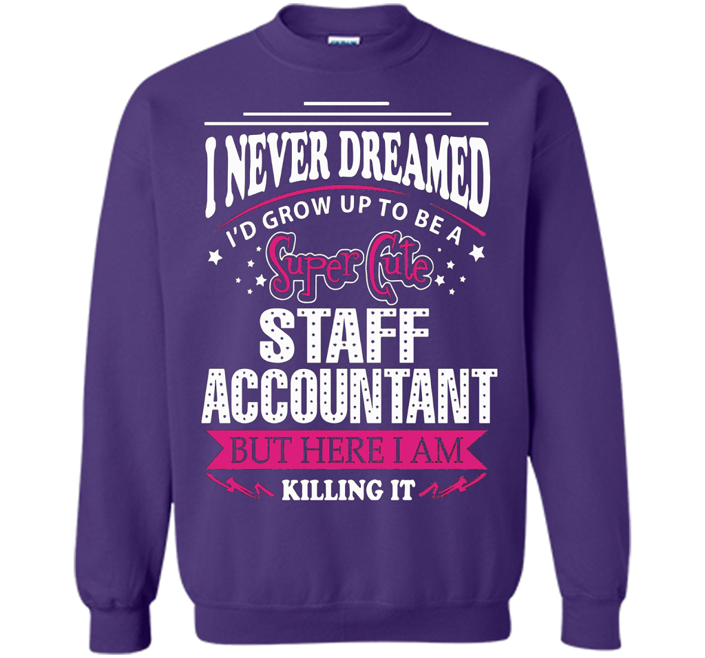 Staff Accountant T-Shirt cool shirt Purple