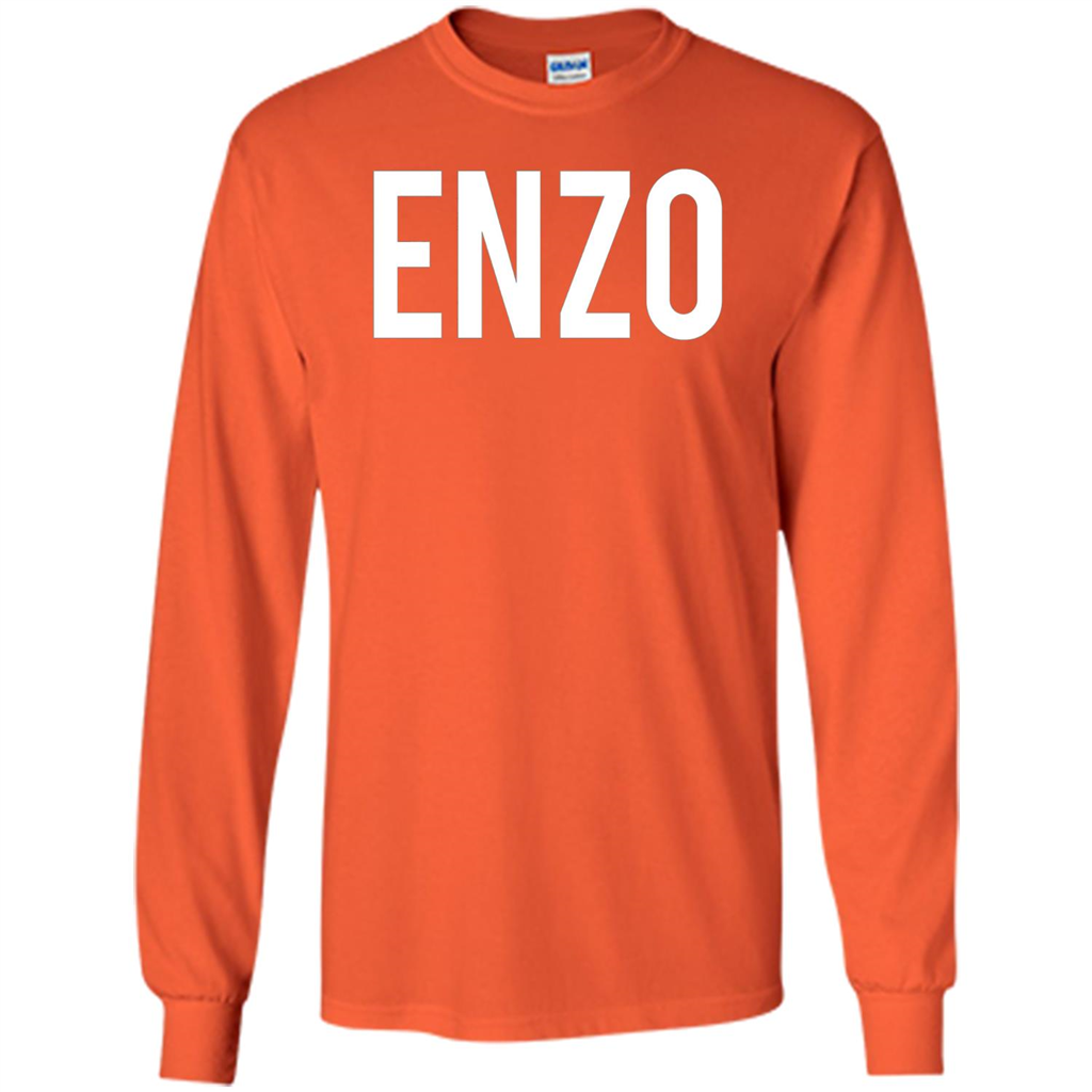 Enzo T-Shirt - Cool New Funny Name Orange
