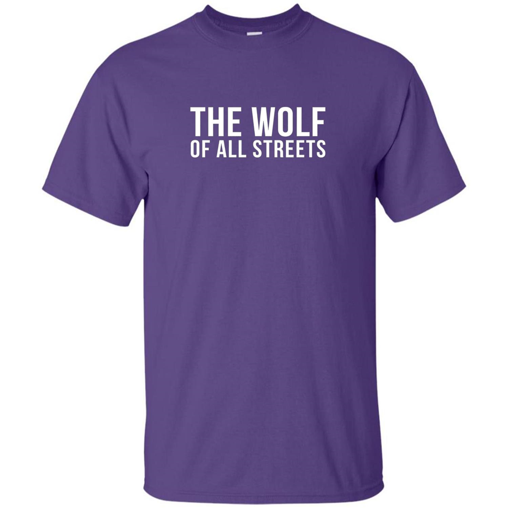 The Wolf Of All Streets T-shirt Purple