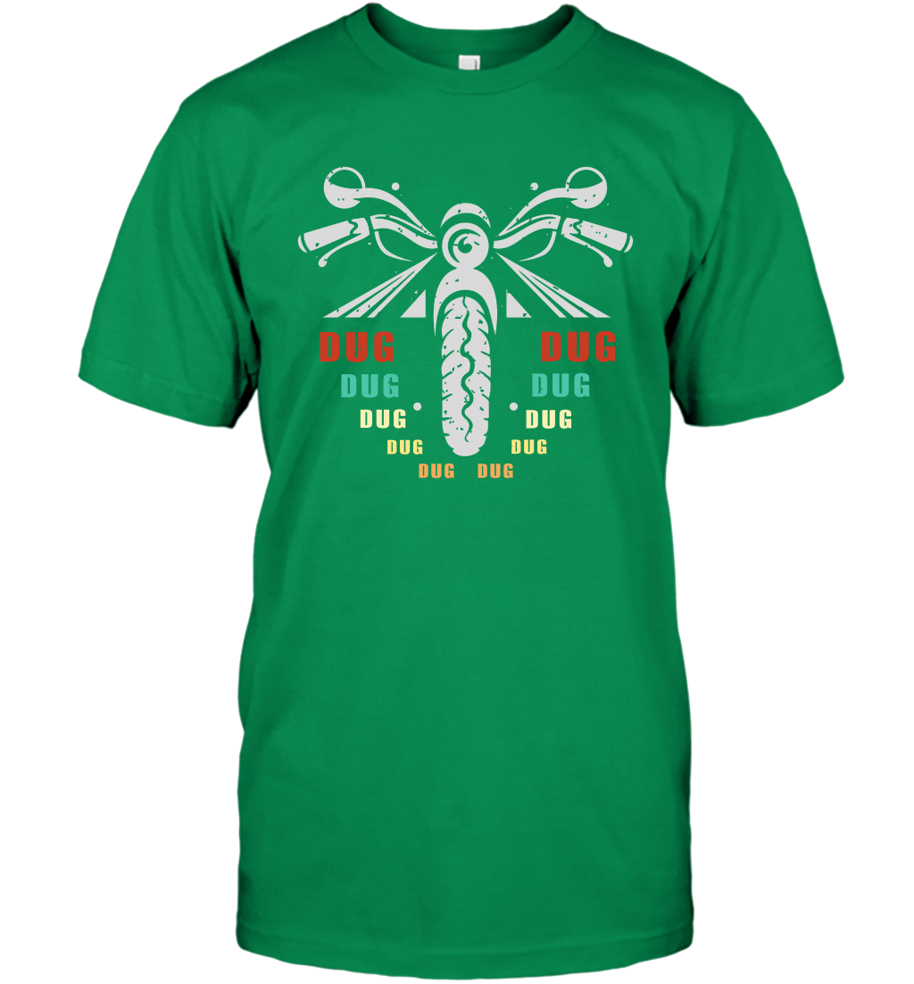 Dug Dug Dug Motorcycle Racing Shirt T-Shirt T-Shirt Irish Green