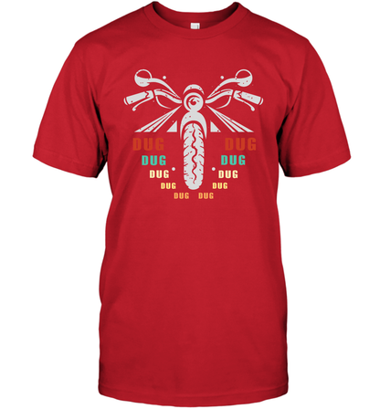 Dug Dug Dug Motorcycle Racing Shirt T-Shirt T-Shirt Red