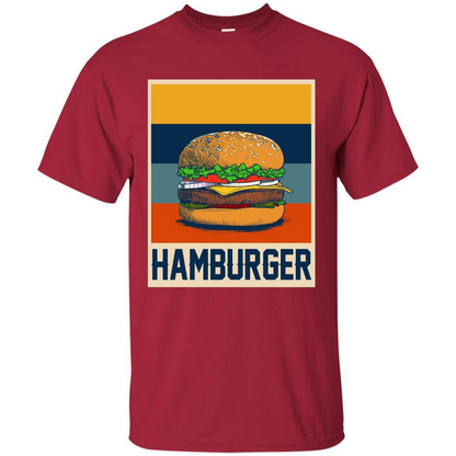 Hamburger T-shirt Vintage Hamburger T-shirt Cardinal