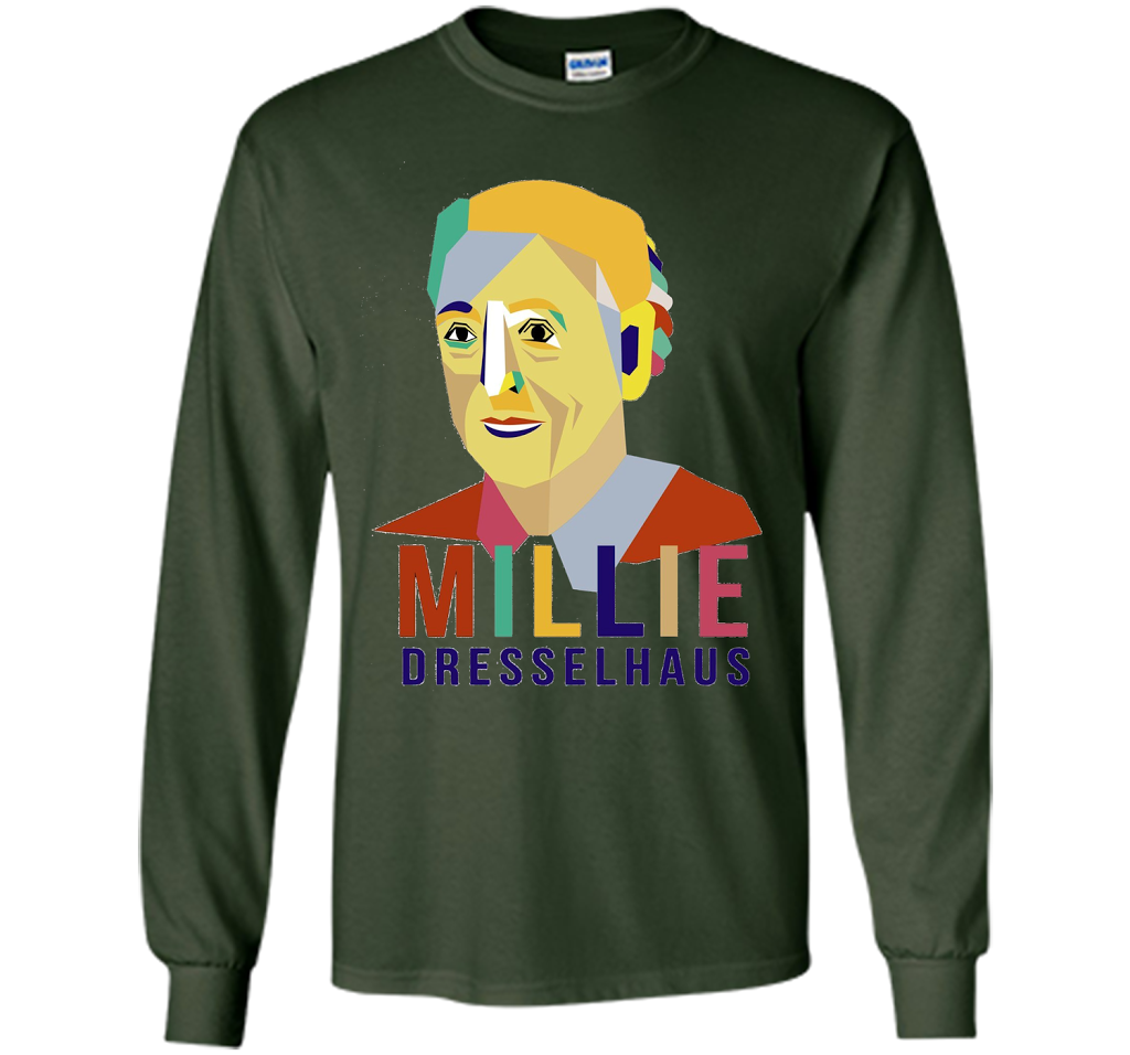 Mildred Dresselhaus The Queen Of Carbon T-shirt Forest Green