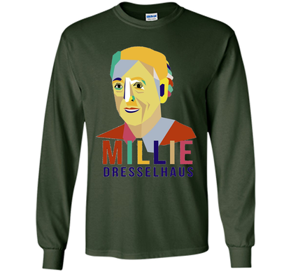 Mildred Dresselhaus The Queen Of Carbon T-shirt Forest Green