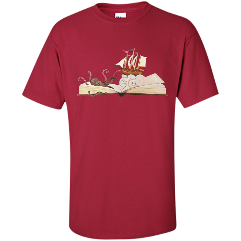 Book Reader T-shirt Love To Read Book Cardinal