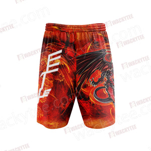 Yu-Gi-Oh! Red Dragon Archfiend  The Mark Of The Wings Beach Shorts