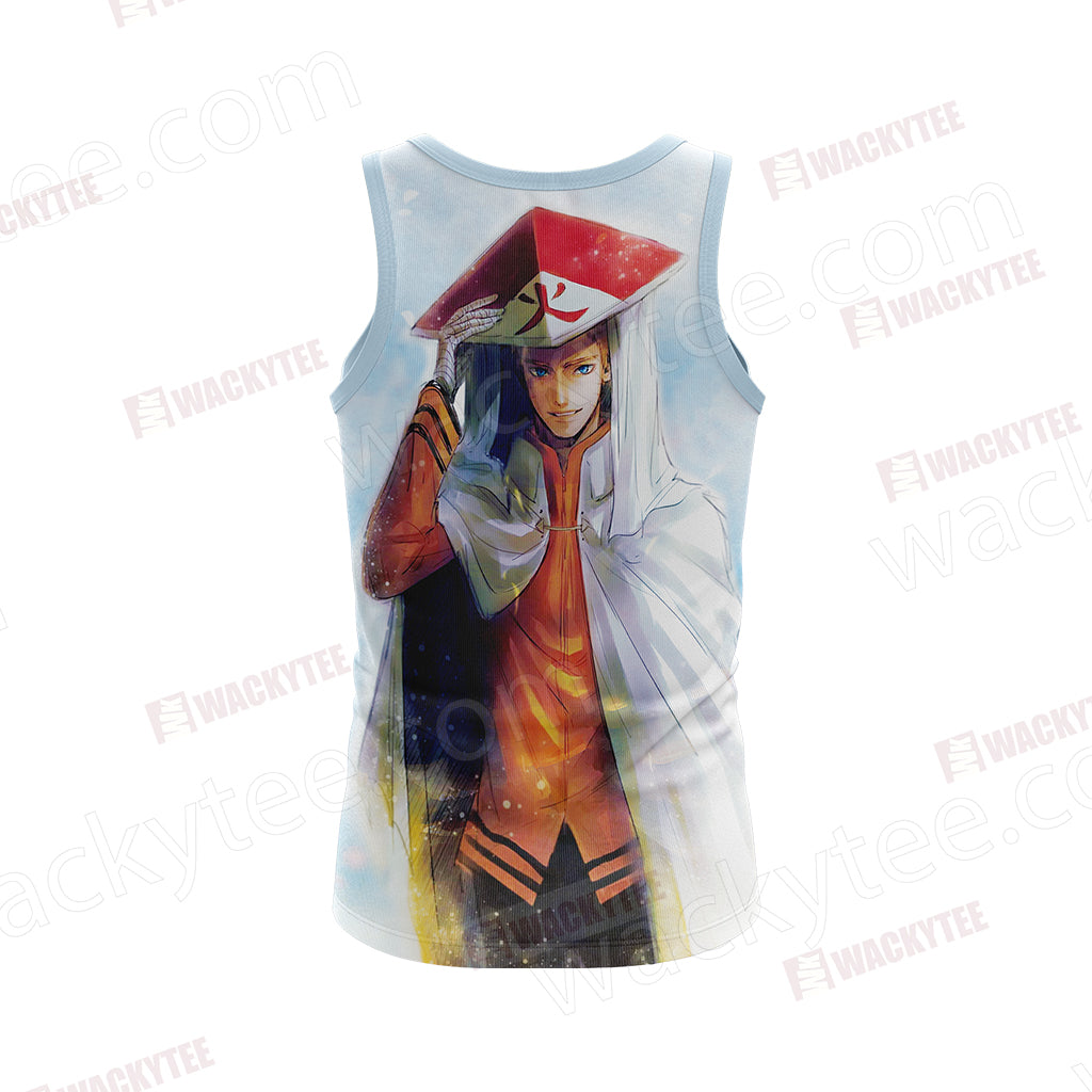 Naruto - Uzumaki Hokage Unisex 3D Tank Top