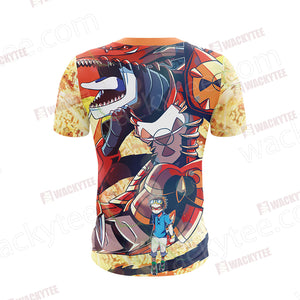 Digimon - Takato And Gallantmon Unisex 3D T-shirt