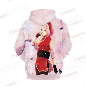 Naruto Sakura Haruno Unisex 3D Hoodie