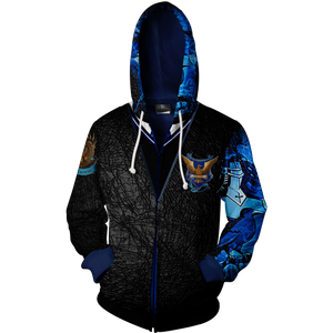 The Ravenclaw Eagle Harry Potter Unisex Zip Up Hoodie