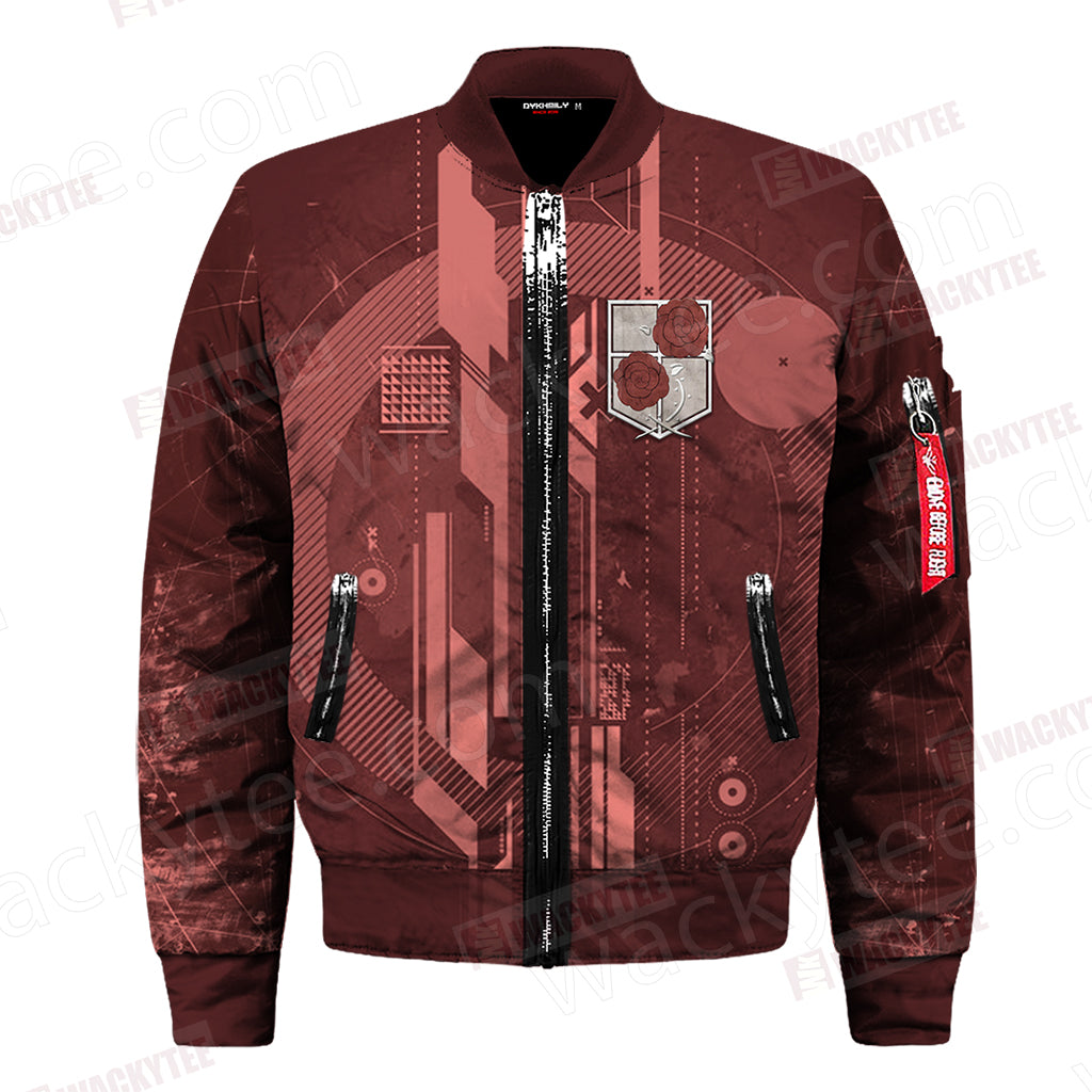 Attack on Titan Emblems - Stationary Guard Bomber Jacket