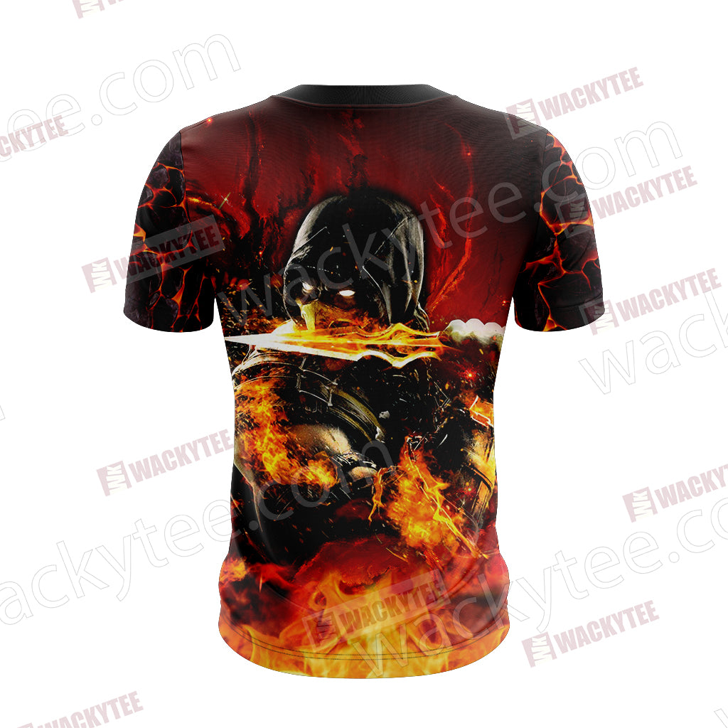 Mortal Kombat Scorpion New Look Unisex 3D T-shirt