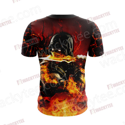 Mortal Kombat Scorpion New Look Unisex 3D T-shirt