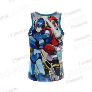 Megaman And RockMan Unisex 3D Tank Top