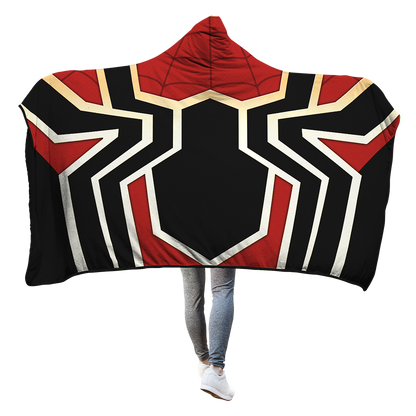 Spider-man 3D Hooded Blanket Iron Spider Man