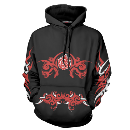 RWBY Ruby Rose Symbol 3D Hoodie