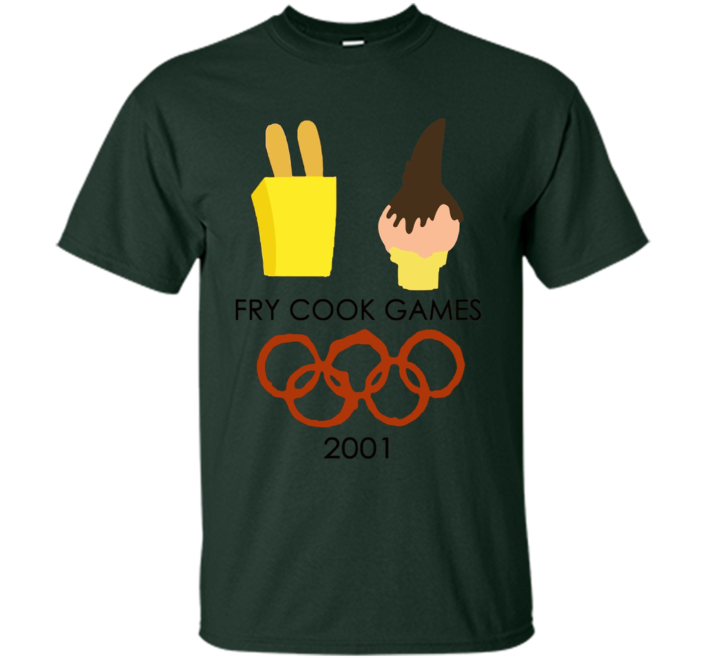 Fry Cook Games Limited Edition cool shirt Forest Green