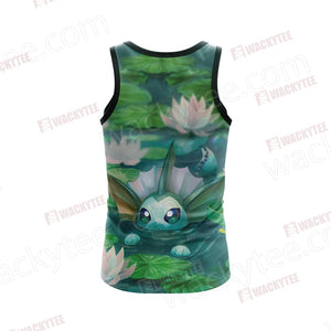 Pokemon Vaporeon Unisex 3D Tank Top