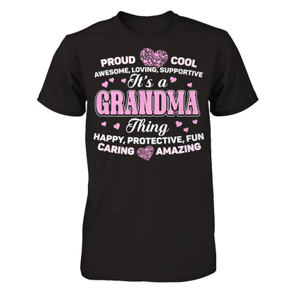 Itäó»s A Grandma Thing Gildan - Short Sleeve Tee Black