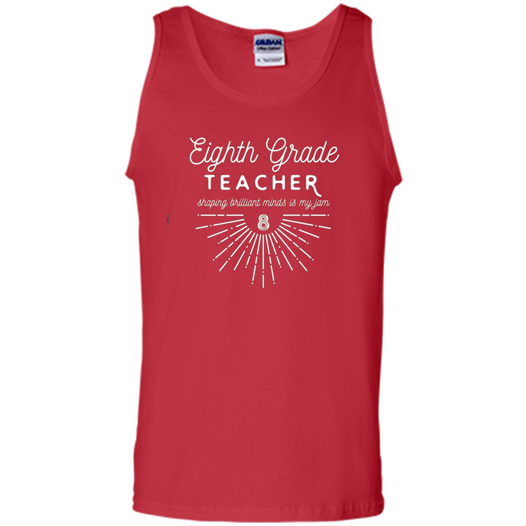 Teacher T-Shirts by F5 Eighth Grade Teacher T-shirt Red