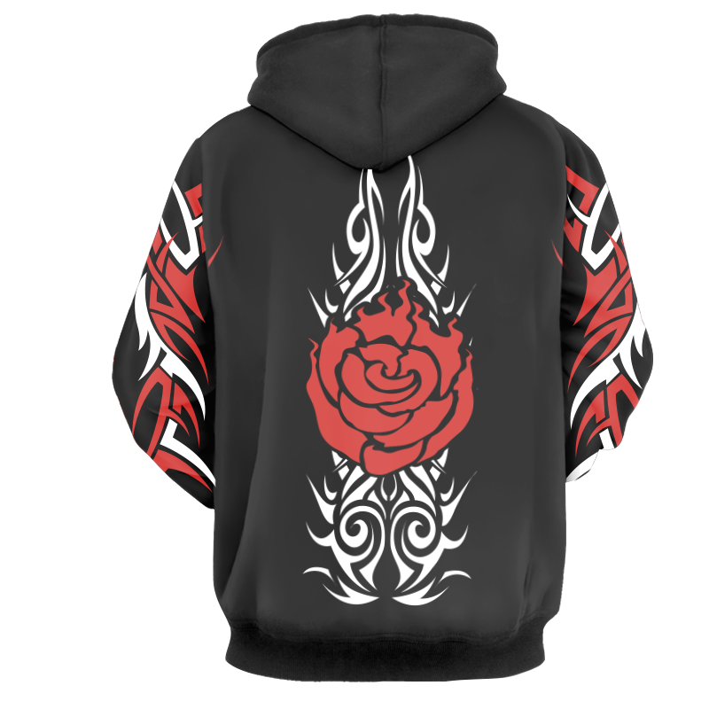 RWBY Ruby Rose Symbol 3D Hoodie