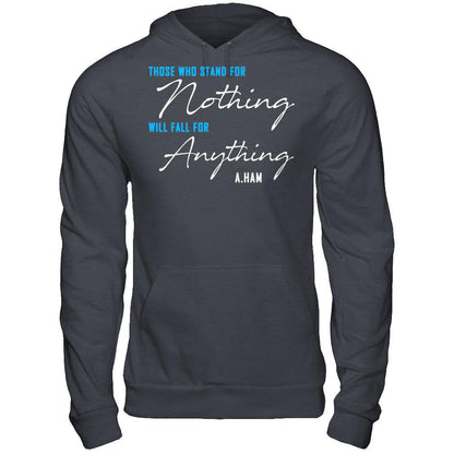Alexander Hamilton Quotes T-shirt Gildan - Pullover Hoodie Dark Heather