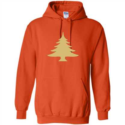 Christmas Tree T-shirt Xmas Tree T-shirt Orange