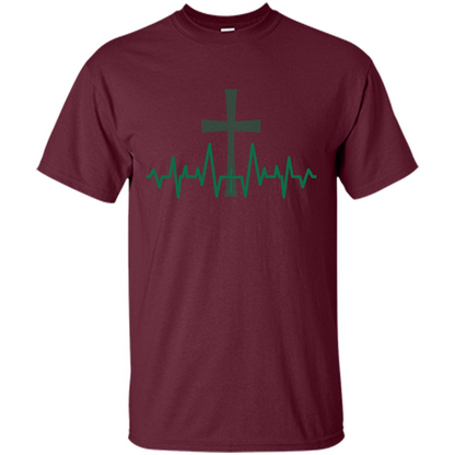 Christian ECG T-shirt Maroon