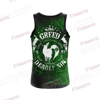The Seven Deadly Sins - Greed Unisex 3D Tank Top