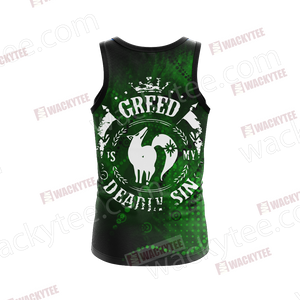 The Seven Deadly Sins - Greed Unisex 3D Tank Top