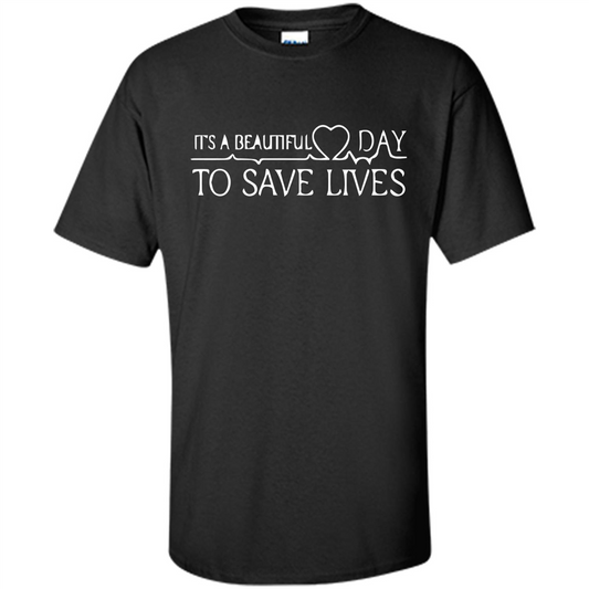 Movie. It's a Beautiful Day To Save Lives T-Shirt Black