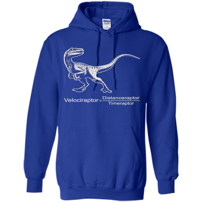Velociraptor Distanceraptor Timeraptor T-shirt Royal
