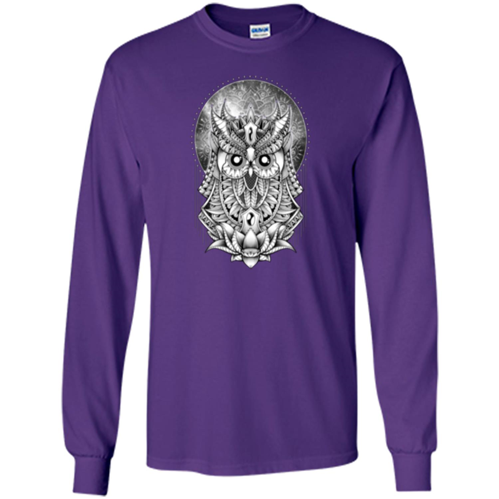 Venus Owl T-shirt Planet Purple