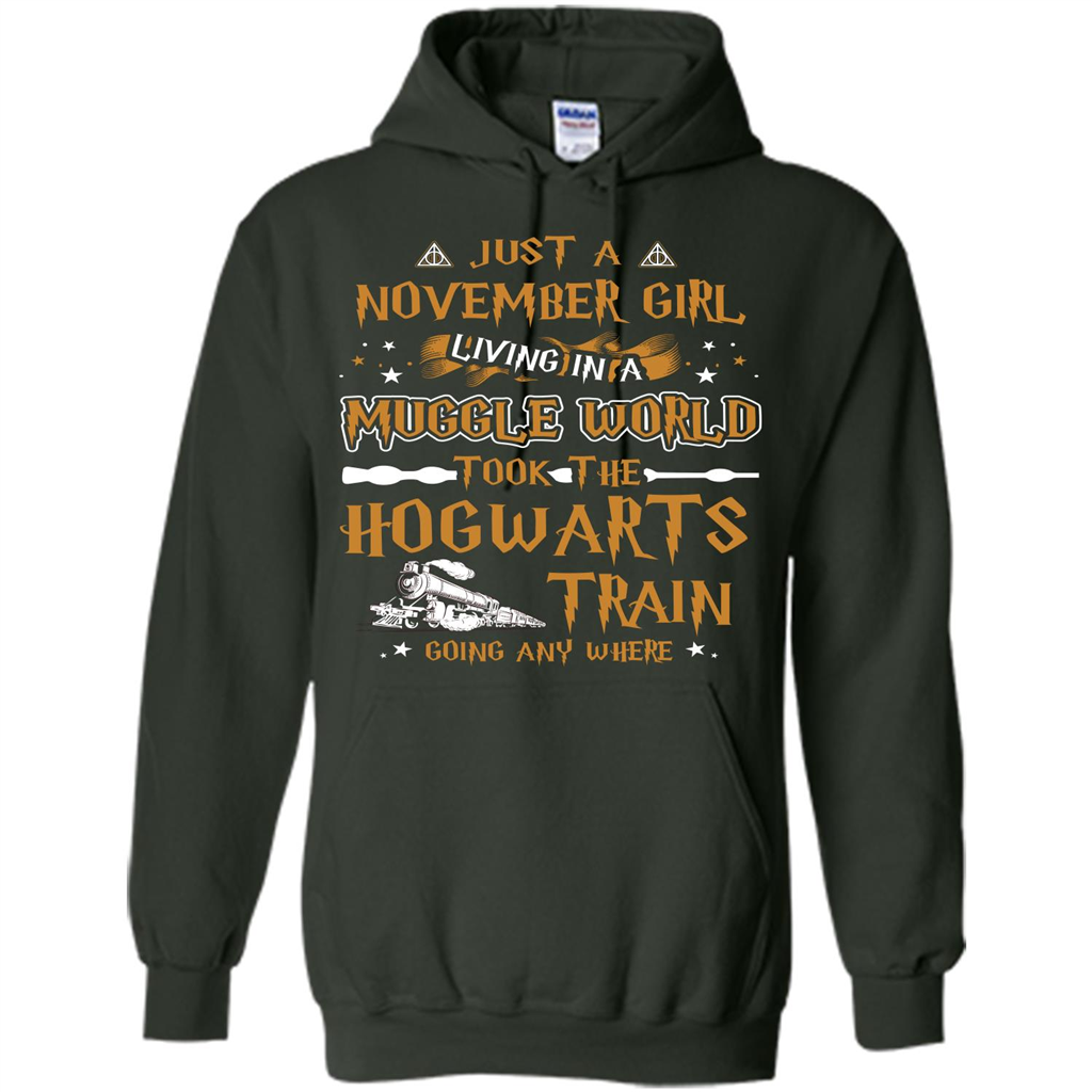 Harry Potter T-shirt Just A November Girl Living In A Muggle World