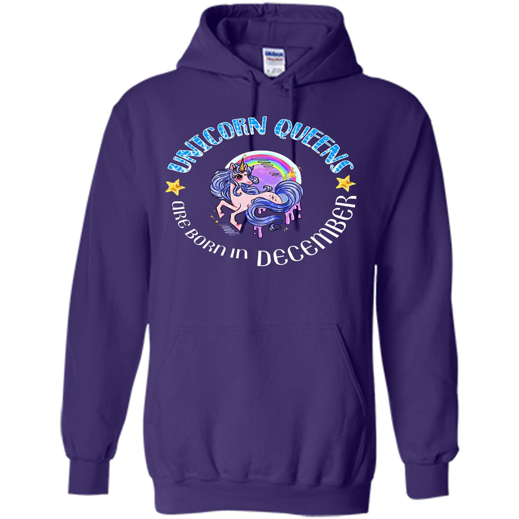 Unicorn Queens Are Born In December Purple