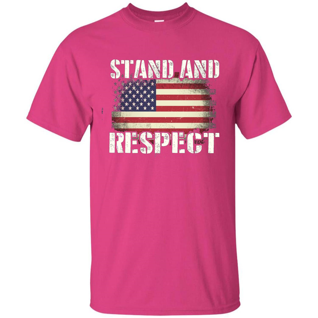 Military T-shirt Stand And Respect