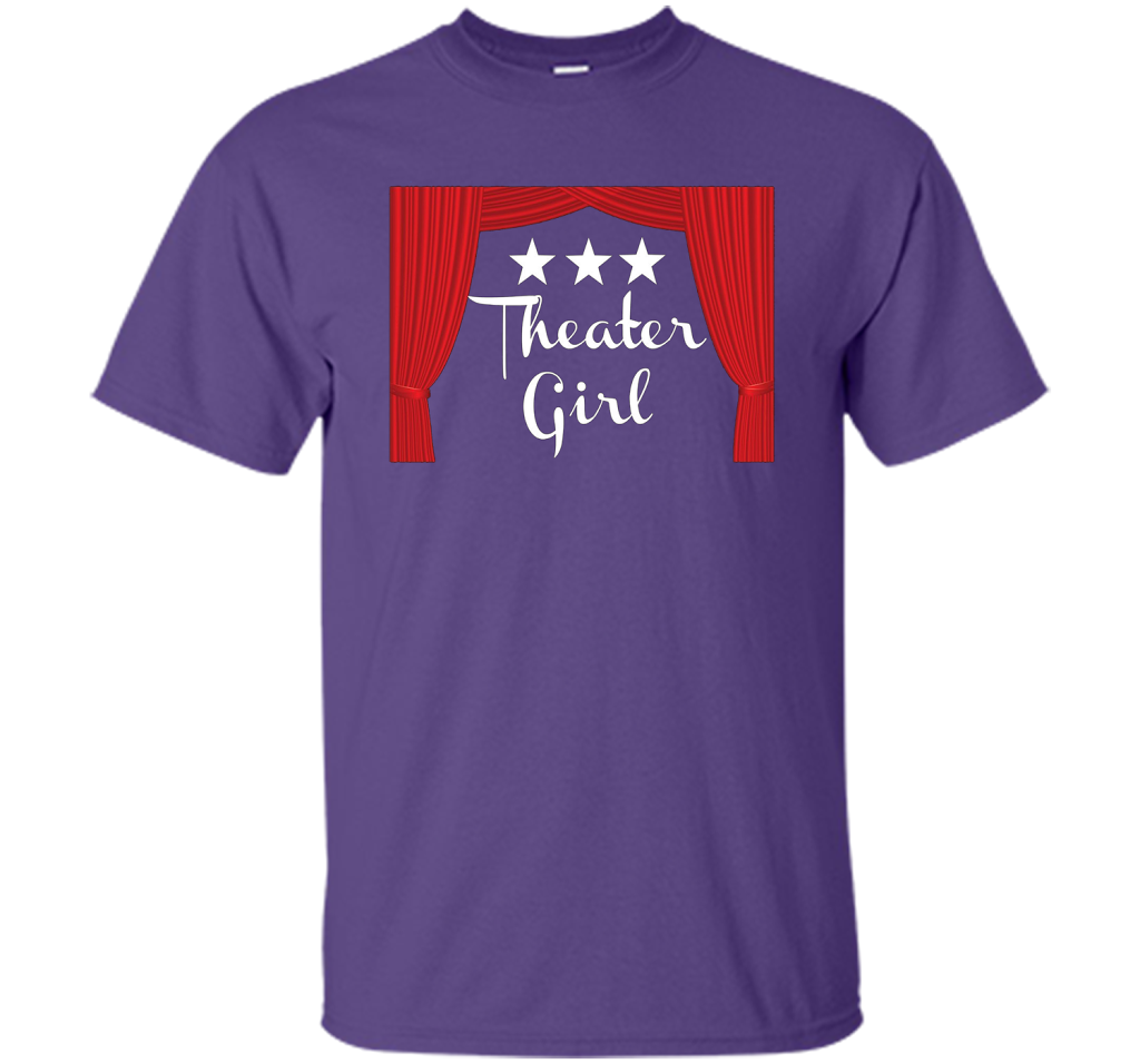 Theater Girl T-Shirt, Drama, Actors shirt Purple