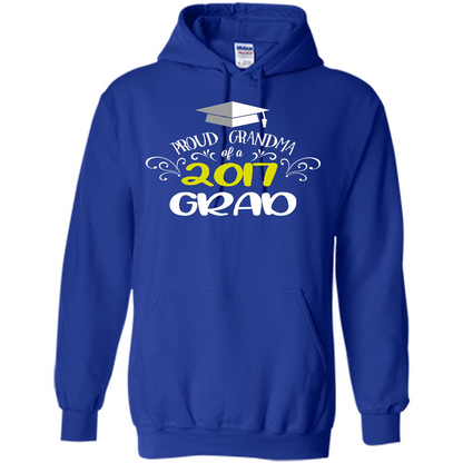 Graduation T-shirts Funny Tees Proud Grandma Royal
