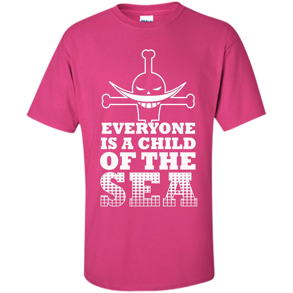 Sea. Everyone Is A Child Of The Sea T-shirt Heliconia