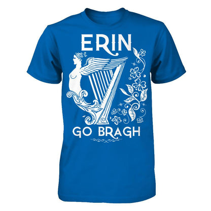 Erin Go Bragh T-shirt Gildan - Short Sleeve Tee Royal