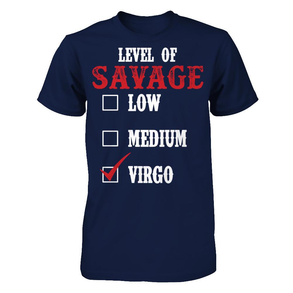 Vigro - Level Of Savage Gildan - Short Sleeve Tee Navy