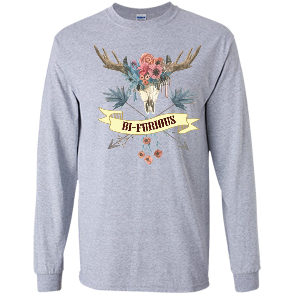 Be Furious T-shirt Sport Grey