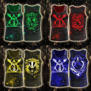 The Gryffindor Lion Harry Potter Version Galaxy 3D Tank Top