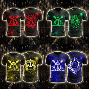 The Hufflepuff Badger Harry Potter Version Galaxy Unisex 3D T-shirt
