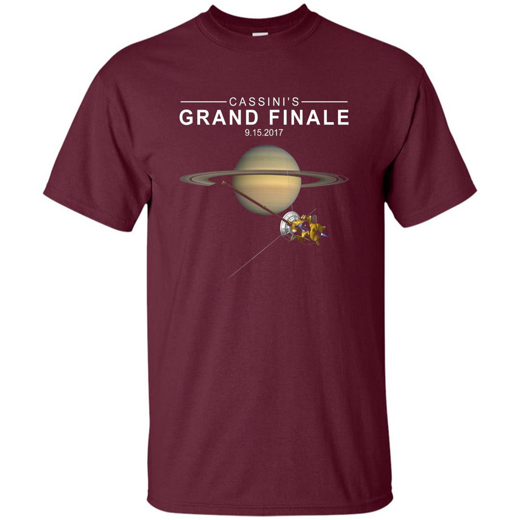 Cassini Grand Finale Space T-shirt Maroon