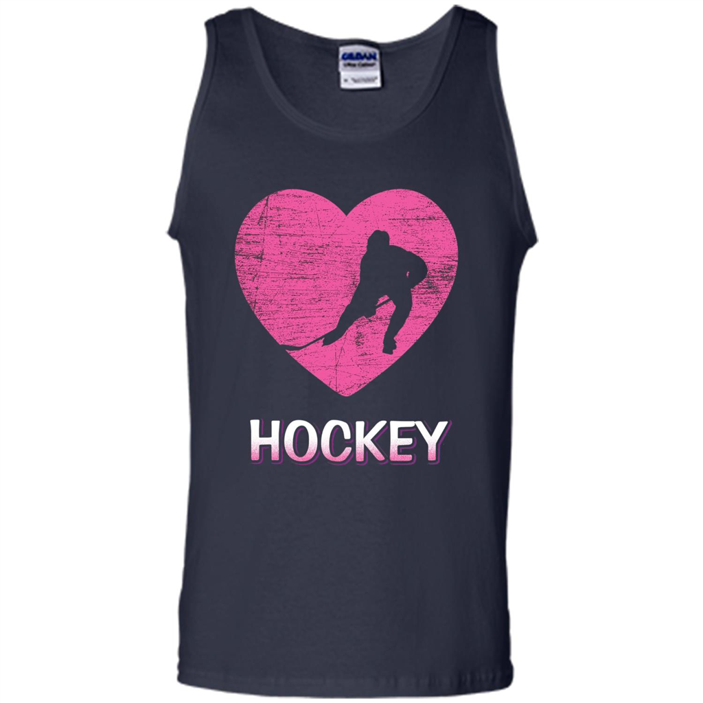 I Love Hockey T-shirt Navy